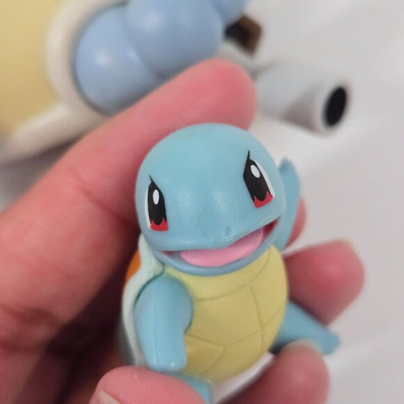 Pokemon Blastoise and Squirtle Figures Lot of 2 Wicked Cool Toys 2019 - Picture 4 of 12